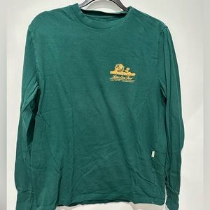 Aimé Leon Dore Unisphere Long-Sleeve Tee green size small
